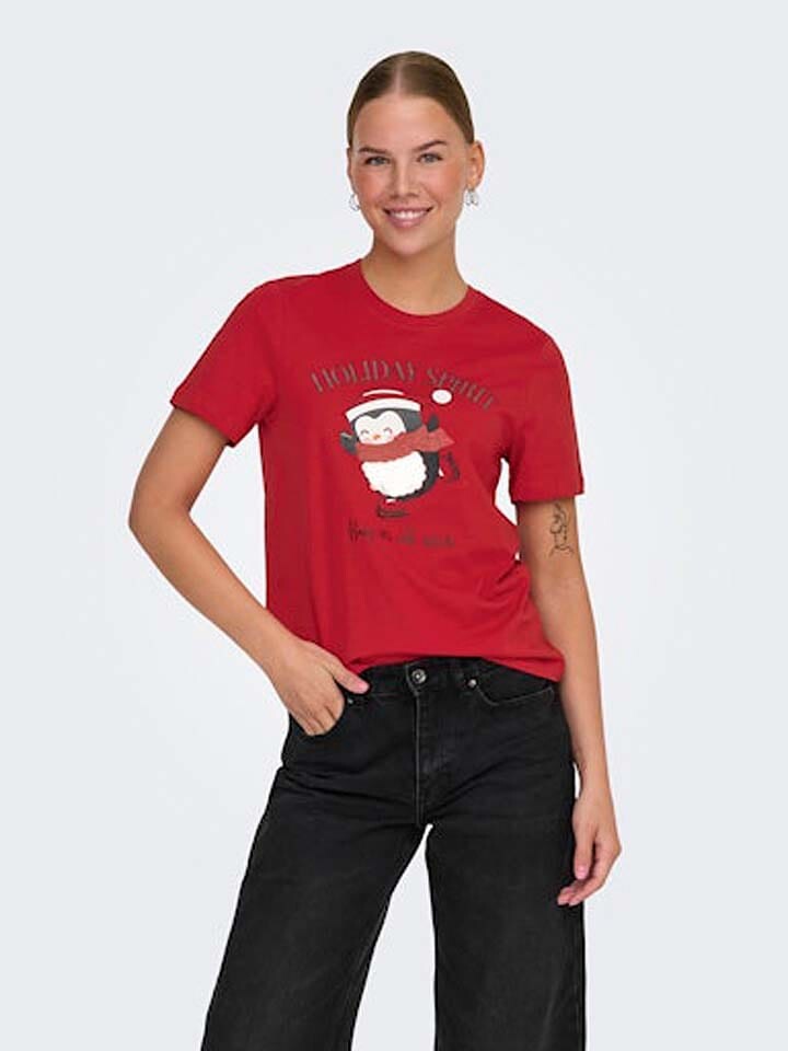 

Футболка ONLY Shirt, красный
