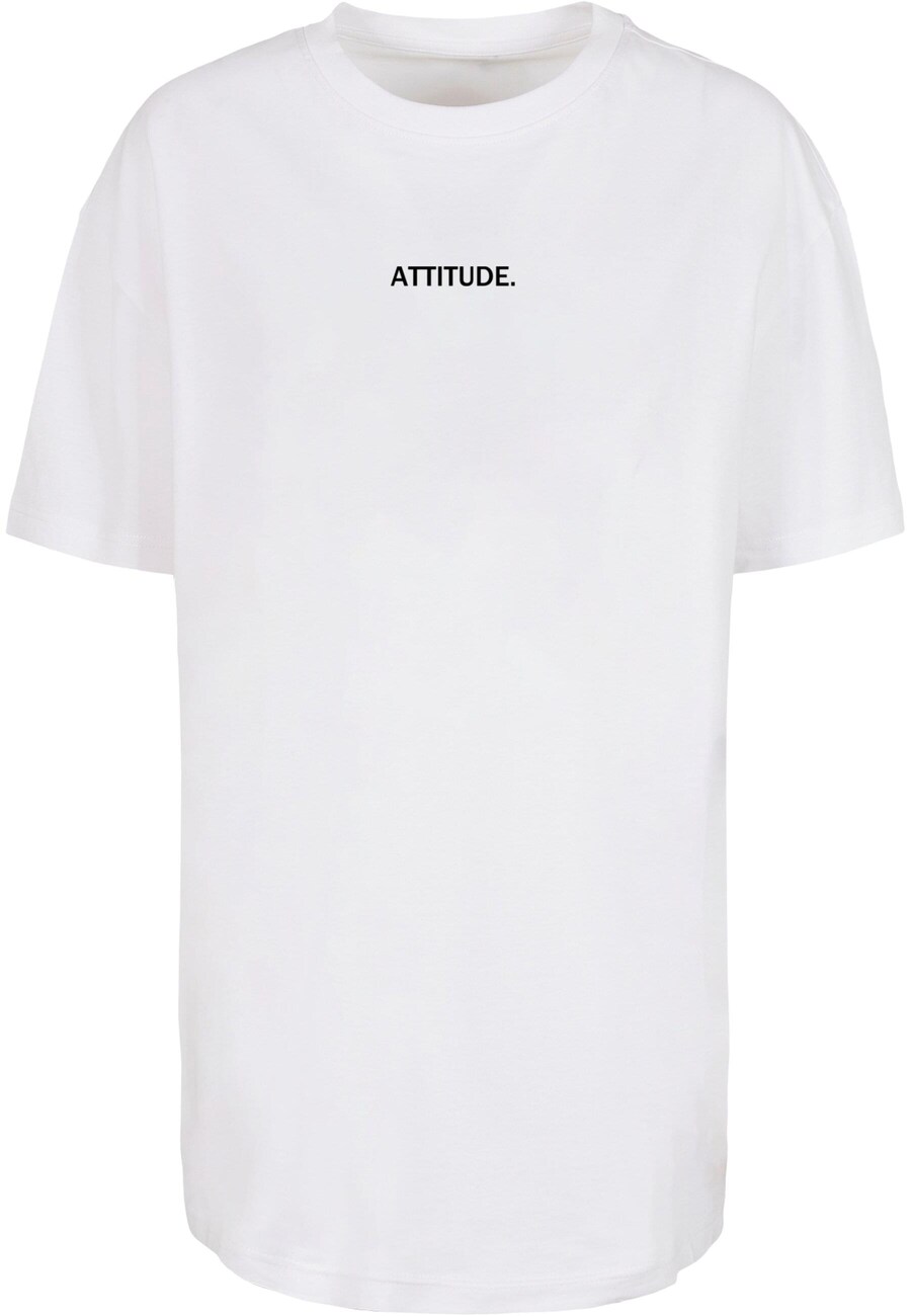 

Рубашка большого размера Merchcode Attitude, белый
