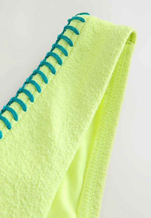 Бразильские бикини с высоким вырезом на бедрах Next, Yellow/Green Whipstitch — фото 2