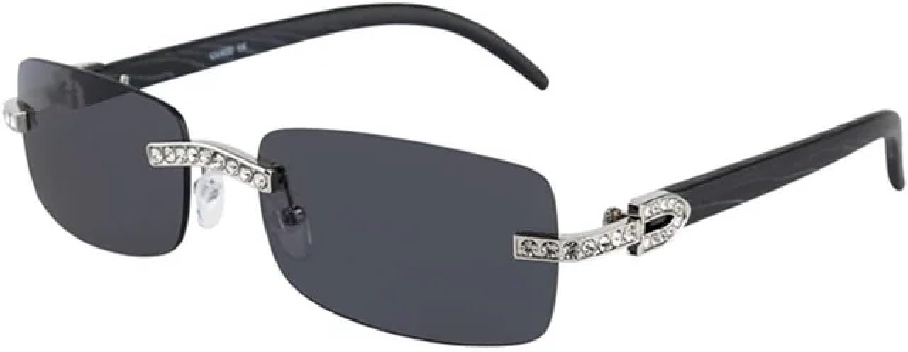 

Солнцезащитные очки с защитой от УФ-излучения UV400 | Без оправы, металлизированная оправа | Для женщин и мужчин, для занятий спортом на открытом воздухе и вождения DSVIGF, C1