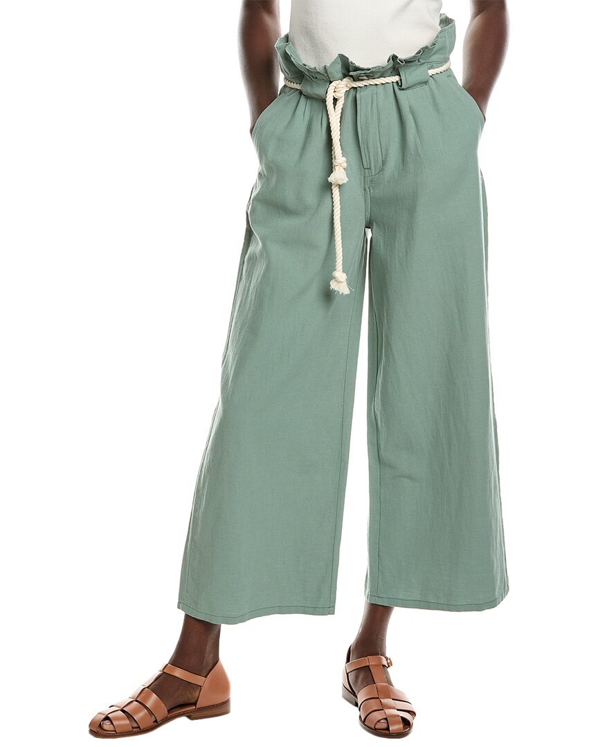 

DRIFTWOOD DENIM Vicki брюки из льняной смеси, зеленый