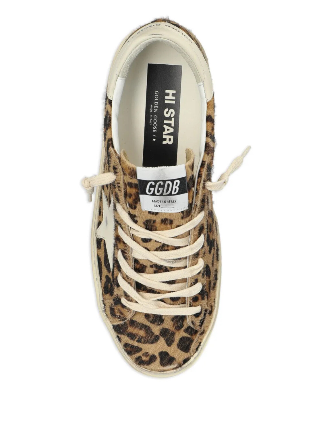 Кроссовки Golden Goose Hi Star, коричневый — фото 4