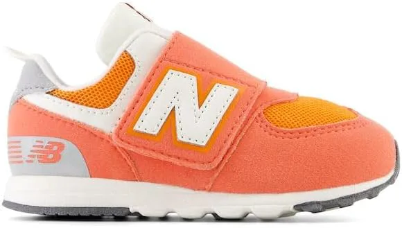 

Кроссовки New Balance 574 New-b для маленьких мальчиков на липучке, красно-белый