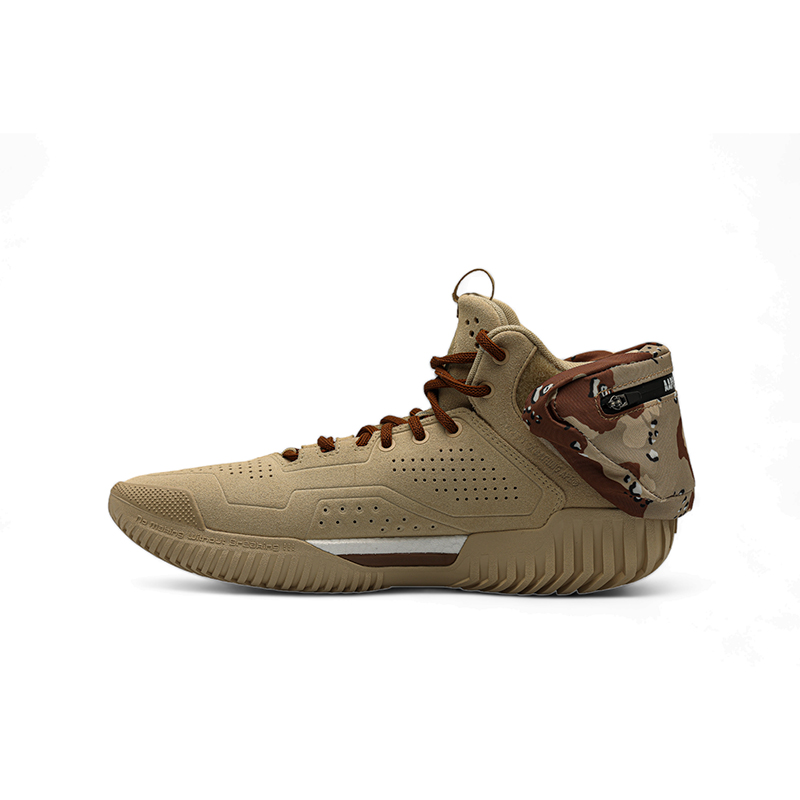 

LINING x Collaboration Высокие баскетбольные кроссовки для мужчин Aape, Коричневый BGX