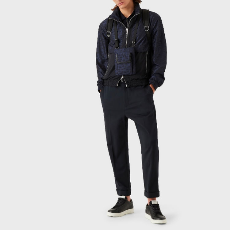 EMPORIO ARMANI Куртка мужская синяя, Blue Black — фото 4