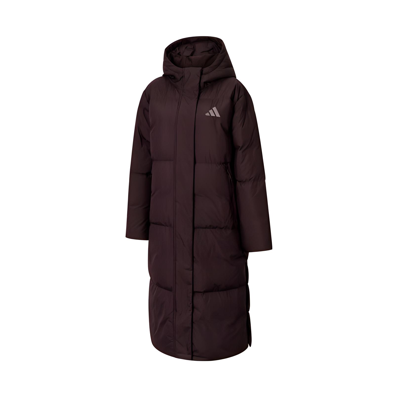 

Adidas Женская куртка-пуховик FW24 бордового цвета