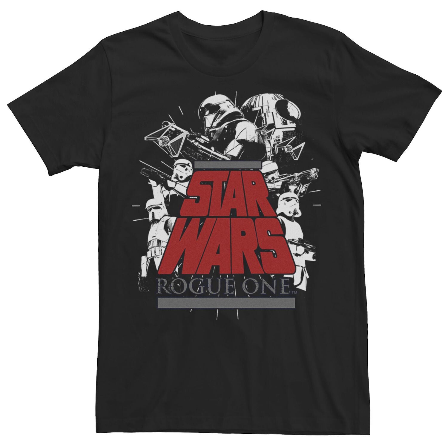 

Мужская футболка Rogue One: A Story Vintage Imperial с коллажем Star Wars