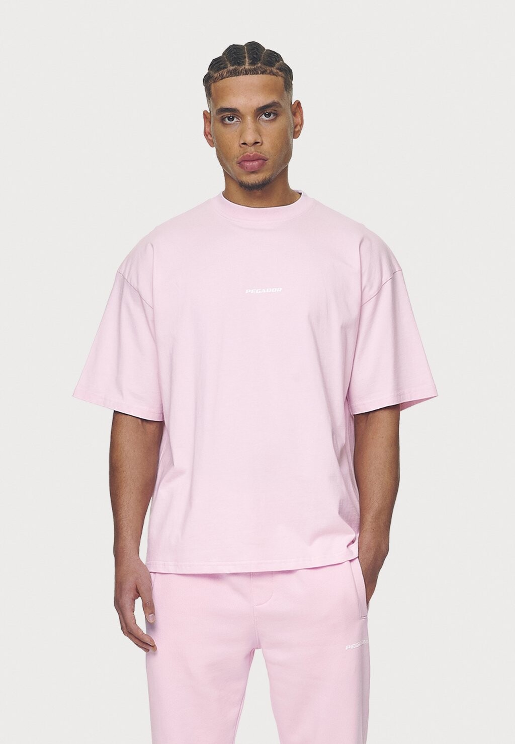 

Базовая футболка LOGO BOXY TEE Pegador, розовый
