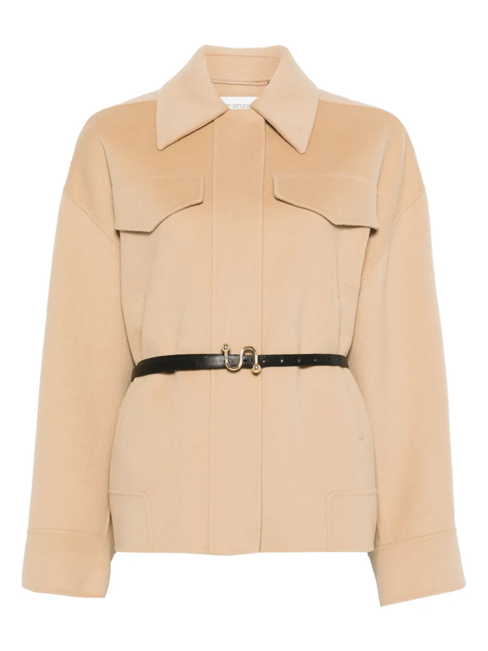 

Куртка из девственной шерсти SPORTMAX, коричневый