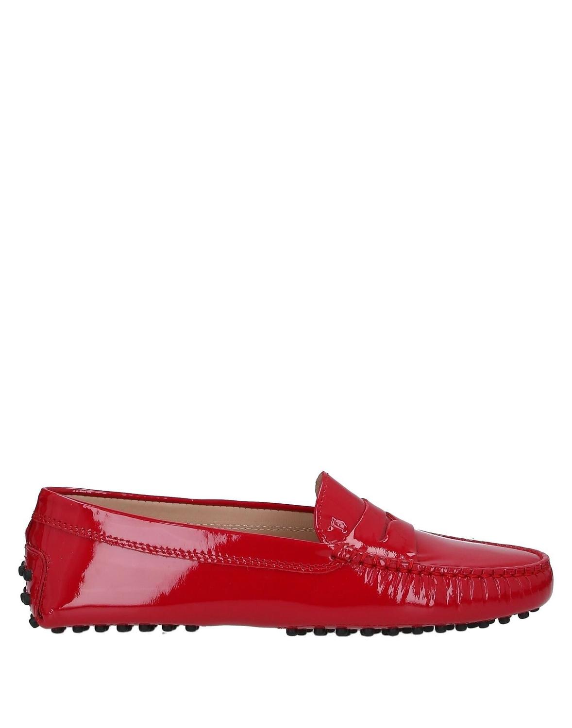 Лоферы Tod'S, гранатовый