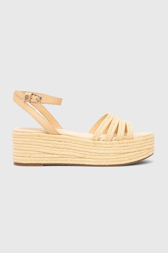 

Босоножки ESSENTIAL FLATFORM SANDAL Tommy Hilfiger, желтый