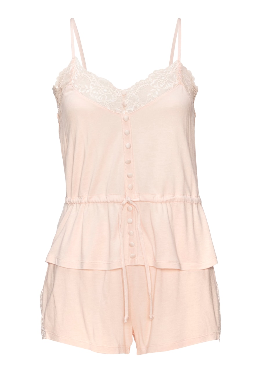 

Короткий пижамный комплект LASCANA, оранжевый