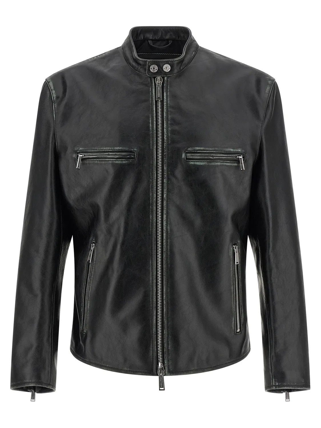 Байкерская куртка 'Bad Boy' DSQUARED2, черный
