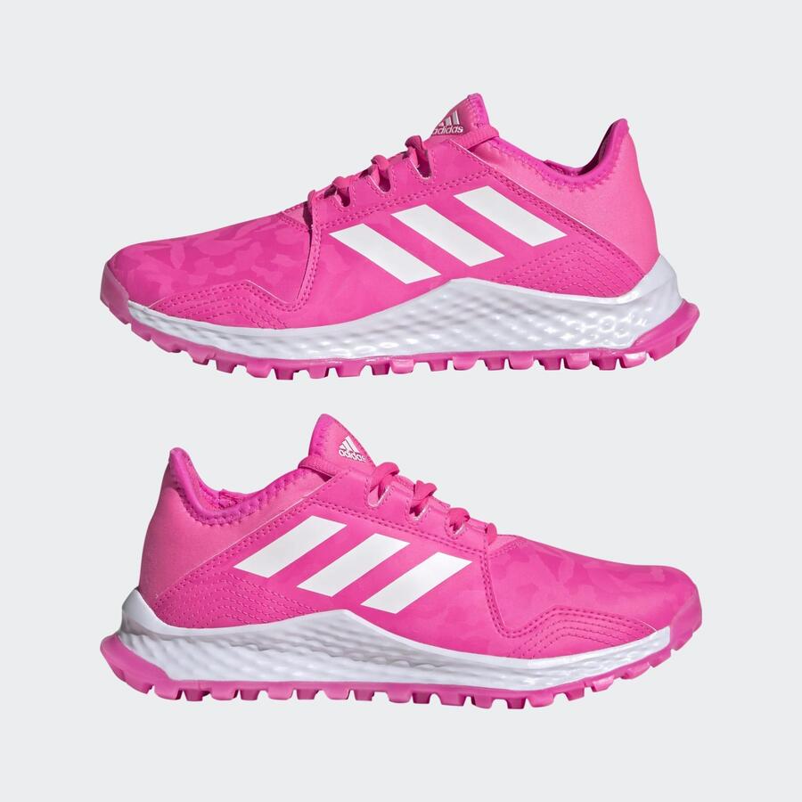 Детские кроссовки для хоккея на траве - ADIDAS Youngstar розовые — фото 2