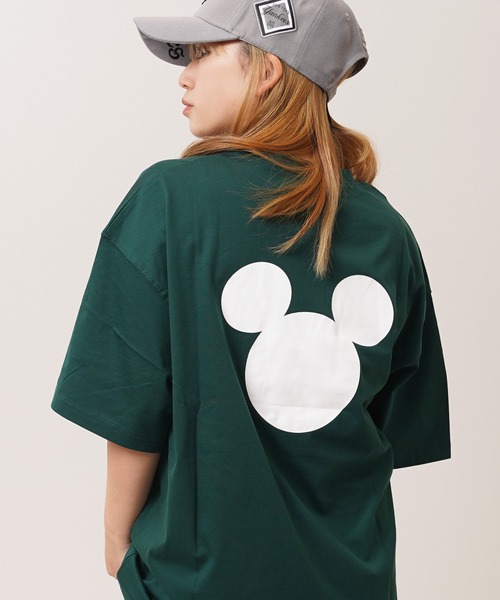 

Футболка с принтом Микки Маус Disney, темно-зеленый