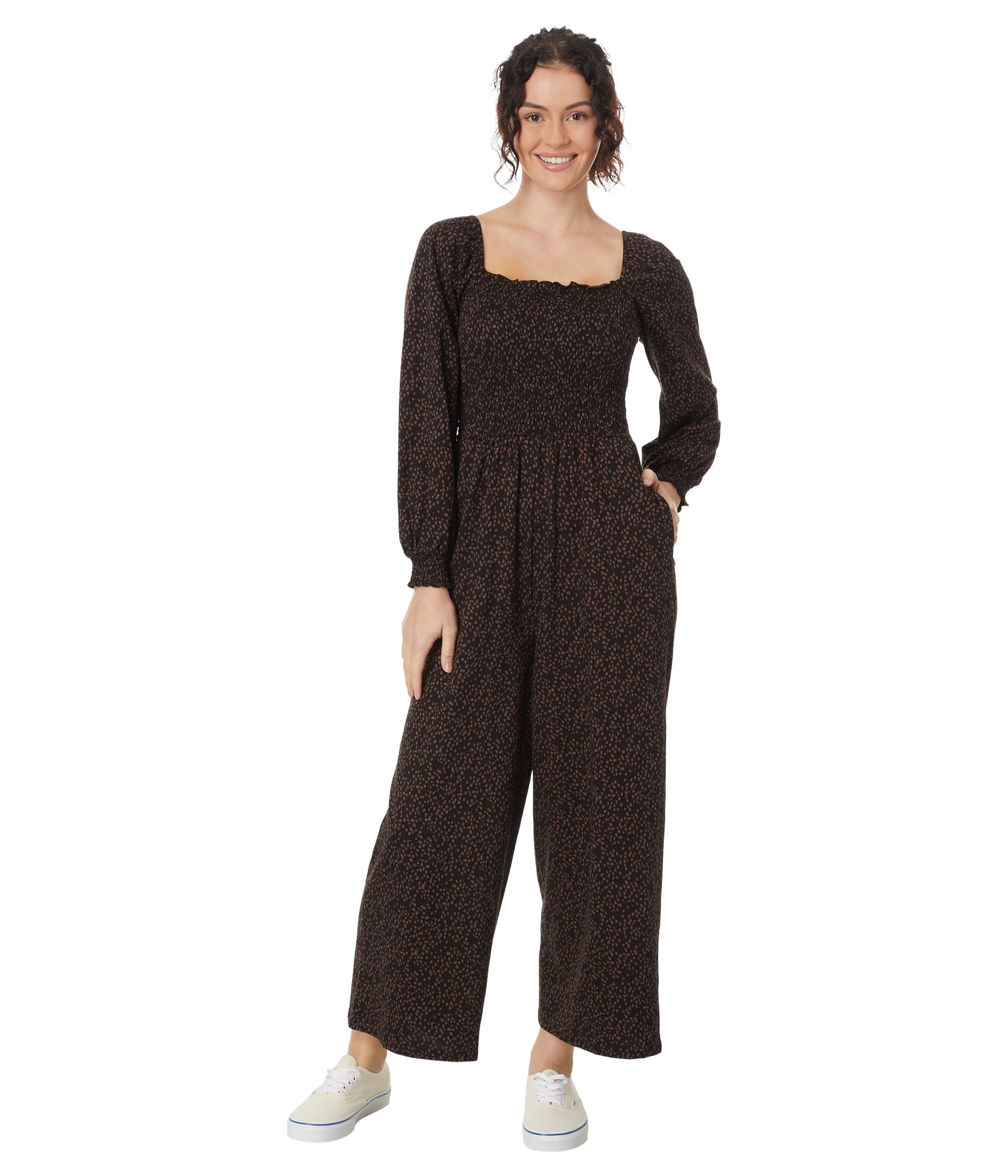 

Комбинезон Toad&Co Gemina Long, цвет Black Dot Print