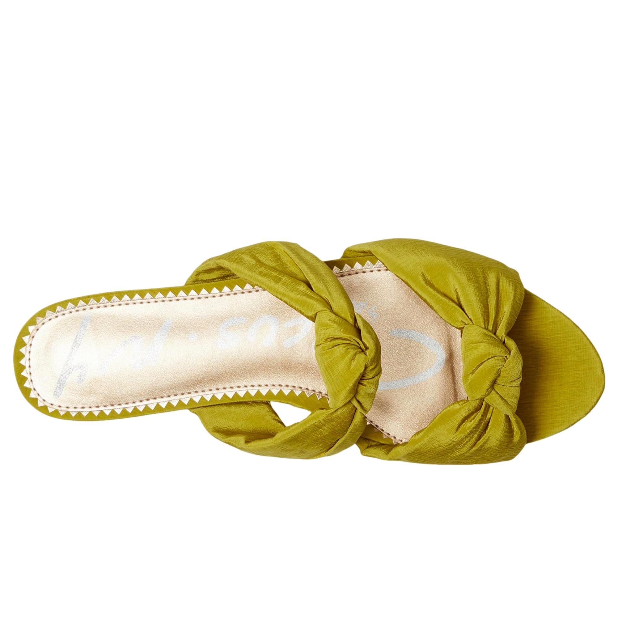Sam Edelman Marissa Dark Lime Sorbet J4152F3300 Женские мюли, желтый — фото 3