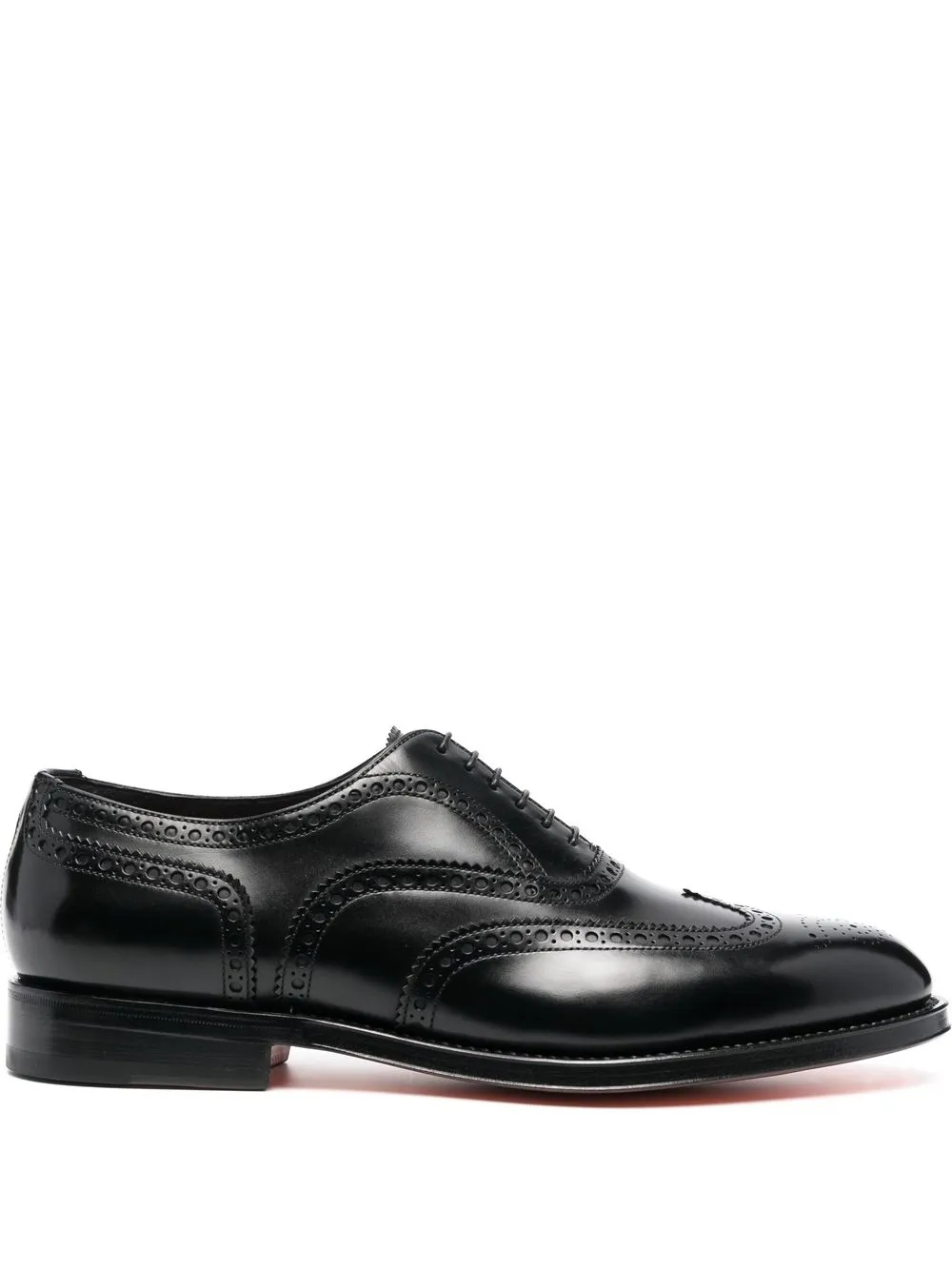 

Броги на шнуровке Santoni, черный