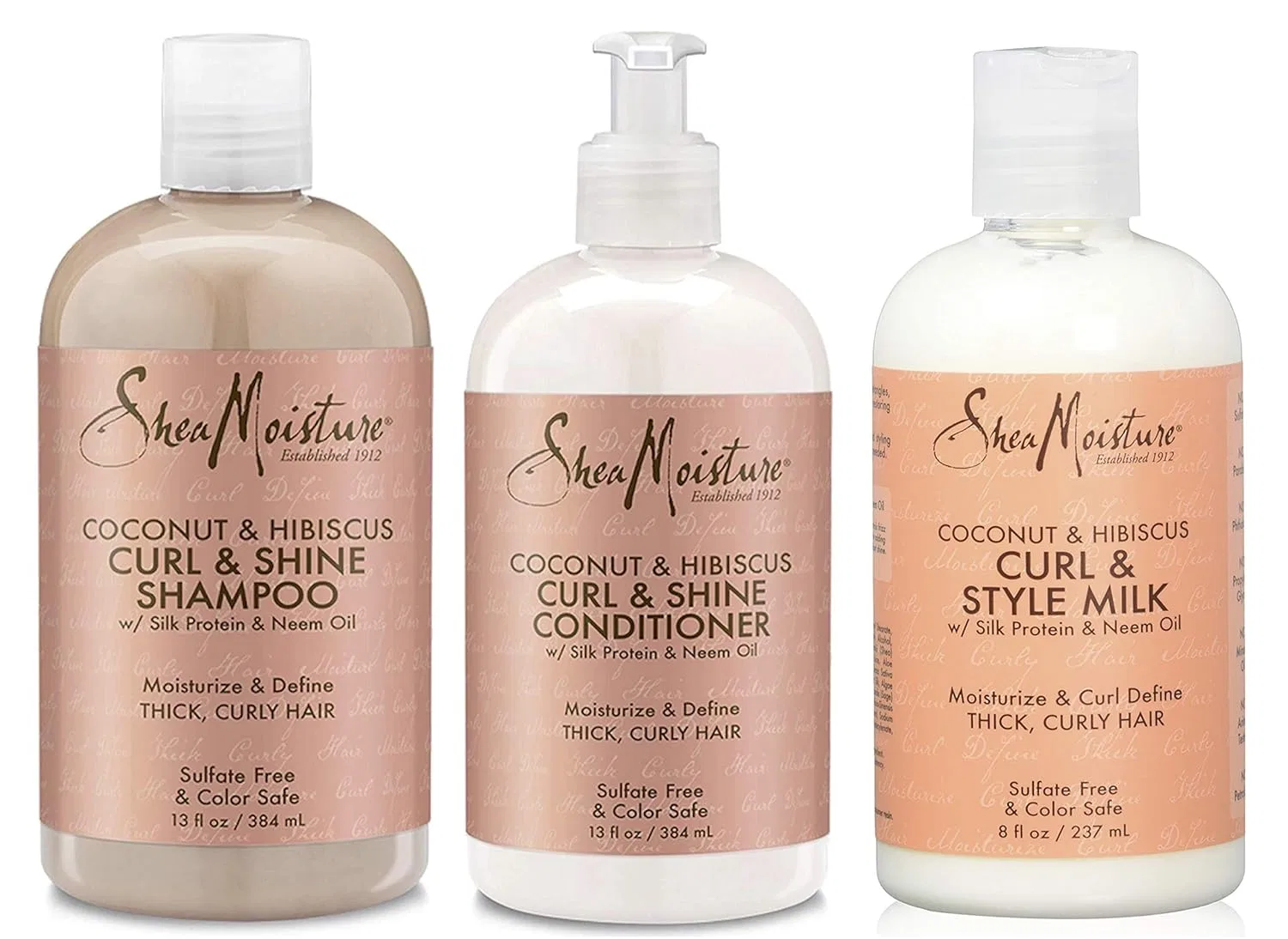 Набор Shea Moisture для вьющихся волос с кокосом и гибискусом (3 шт.) Shea Moisture
