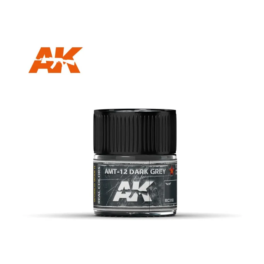 

АМТ-12 Темно-серый, Paint - Real Color (AK-Interactive)