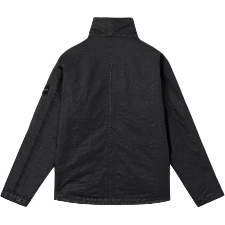Утепленная рубашка Comfort-Fit STONE ISLAND, Black — фото 3