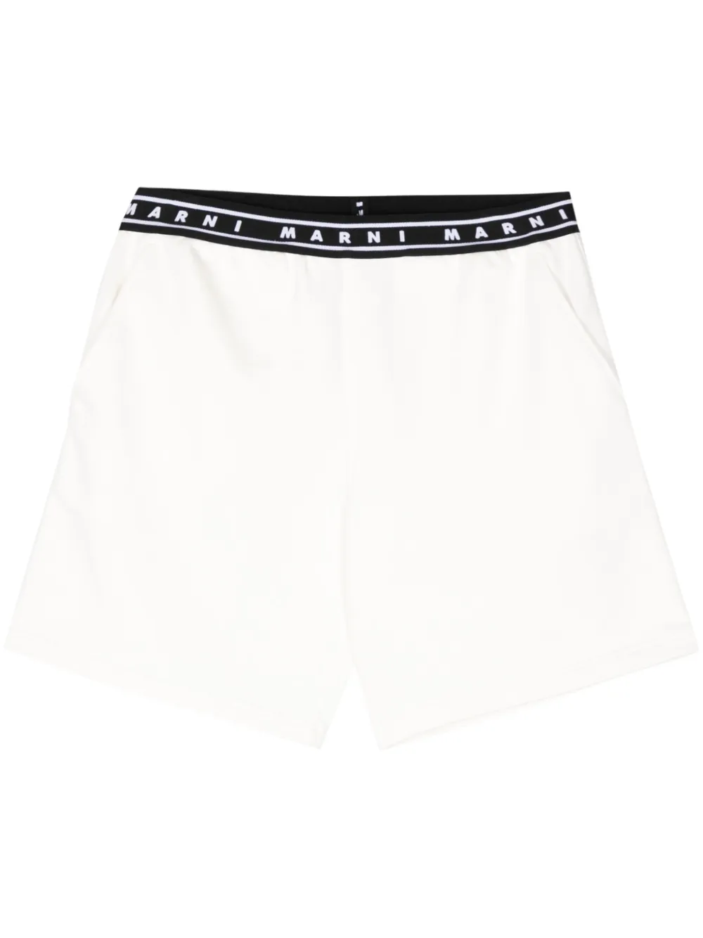 

Шорты с логотипом Marni, белый