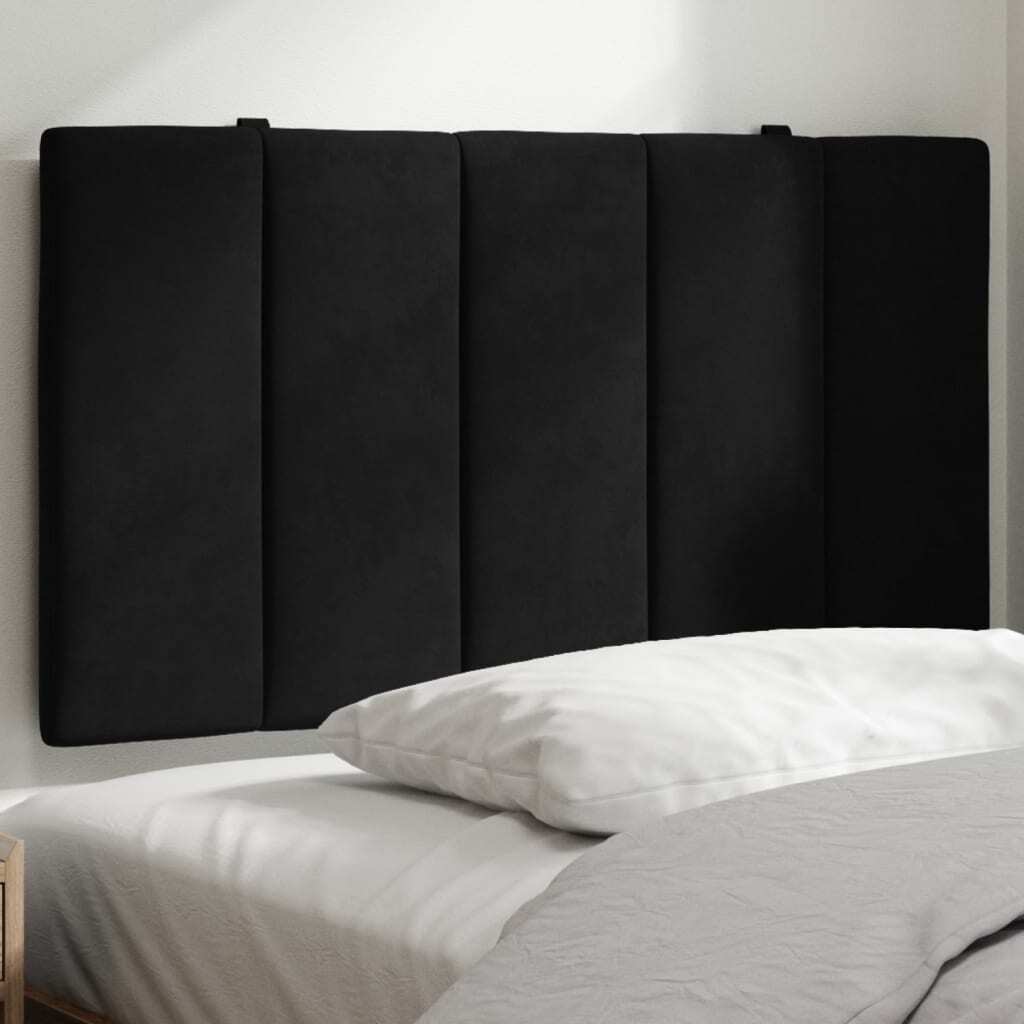 

Подушка на изголовье черная бархатная 90 см DKD HOME DECOR
