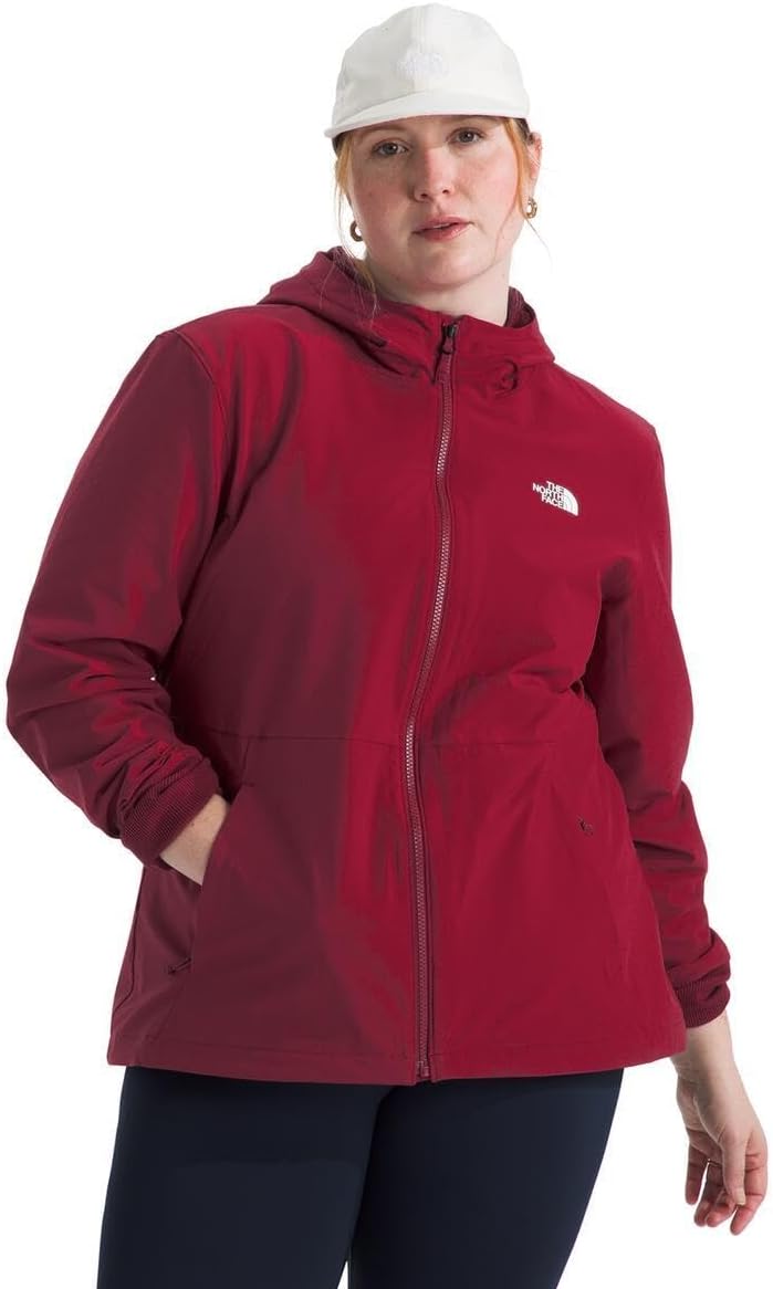 

The North Face Женская куртка-толстовка Shelbe из флиса Raschel с капюшоном, Beetroot