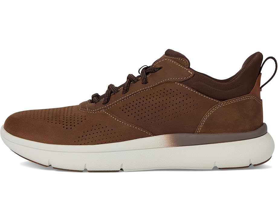 Кроссовки Florsheim Fleet Perf Toe Elastic Lace Sneakers, цвет Brown Crazy Horse — фото 4