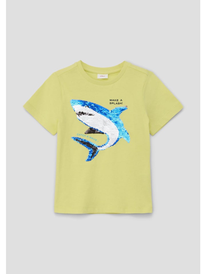 

Футболка цвета 1182_светло-лимонный s.Oliver, Желтый, Футболка цвета 1182_светло-лимонный s.Oliver