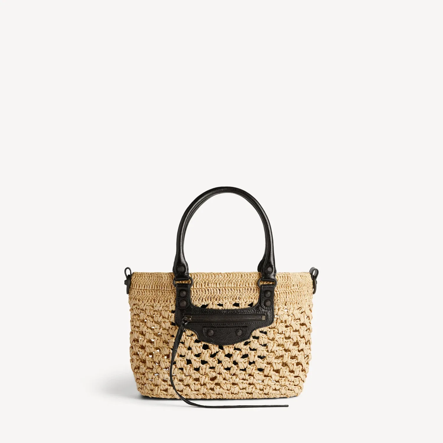 Женская сумка Le City Basket Small в цвете натуральный/черный BALENCIAGA