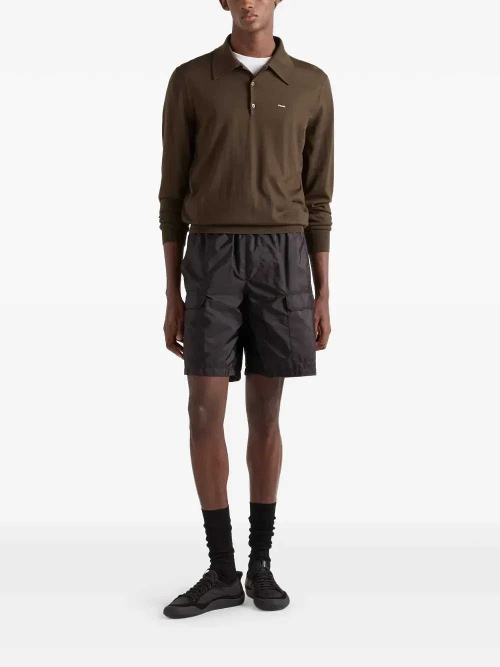 Плавки Re-Nylon Prada, черный — фото 2