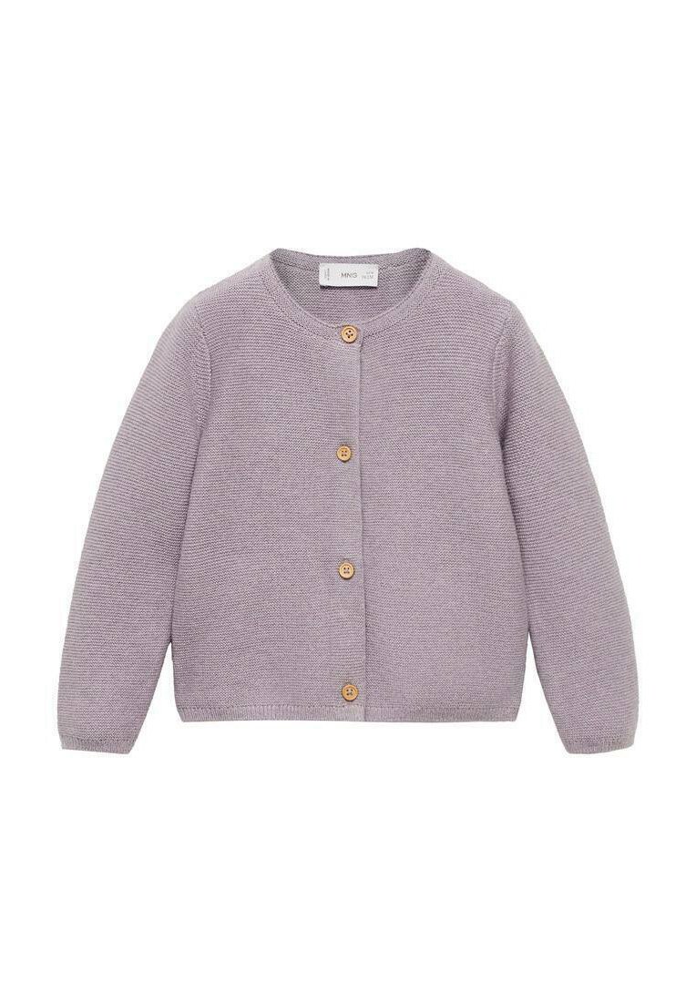 

Кардиган BUTTON Mango Kids, цвет Light Pastel Purple