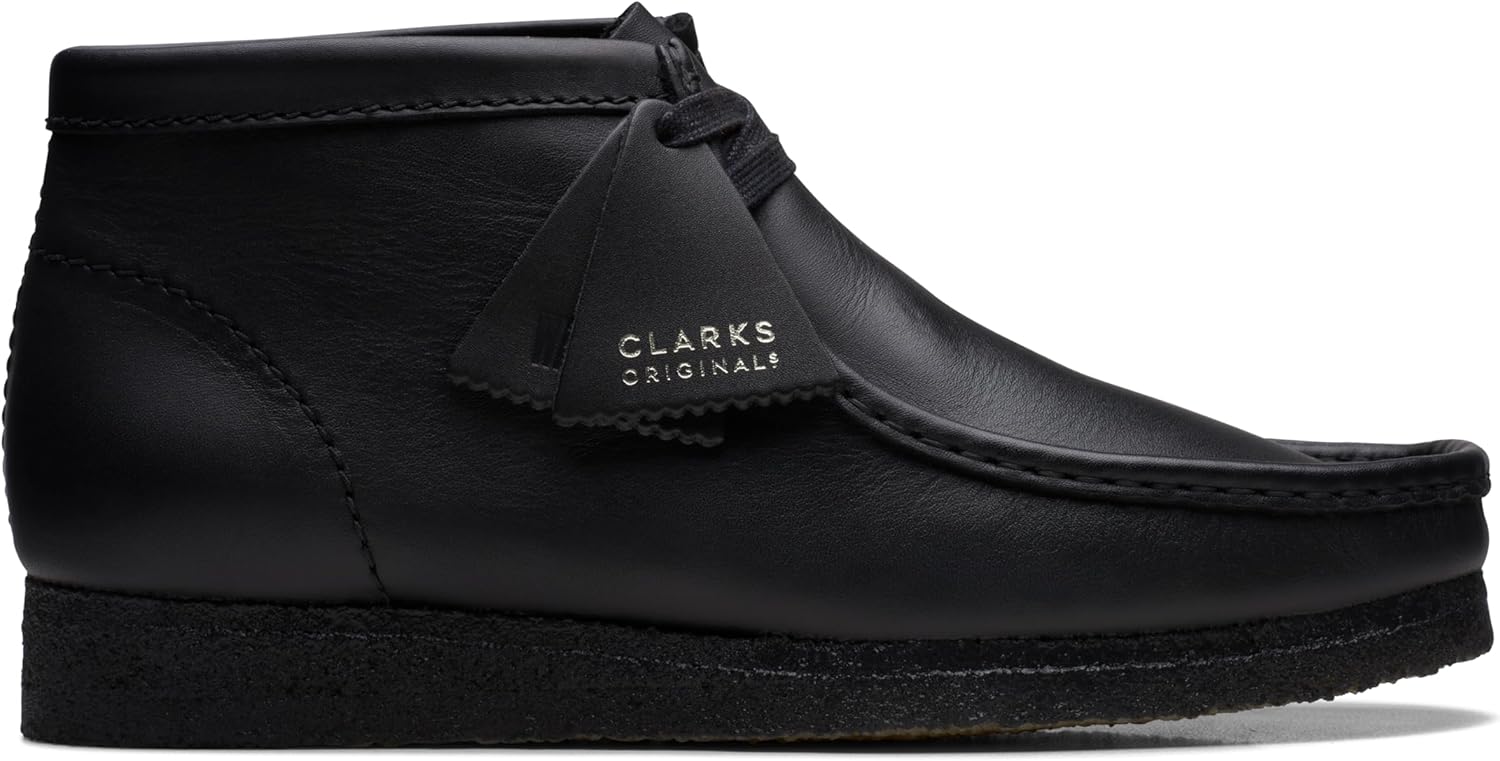 Мужские ботинки Clarks Wallabee Chukka, черный — фото 2