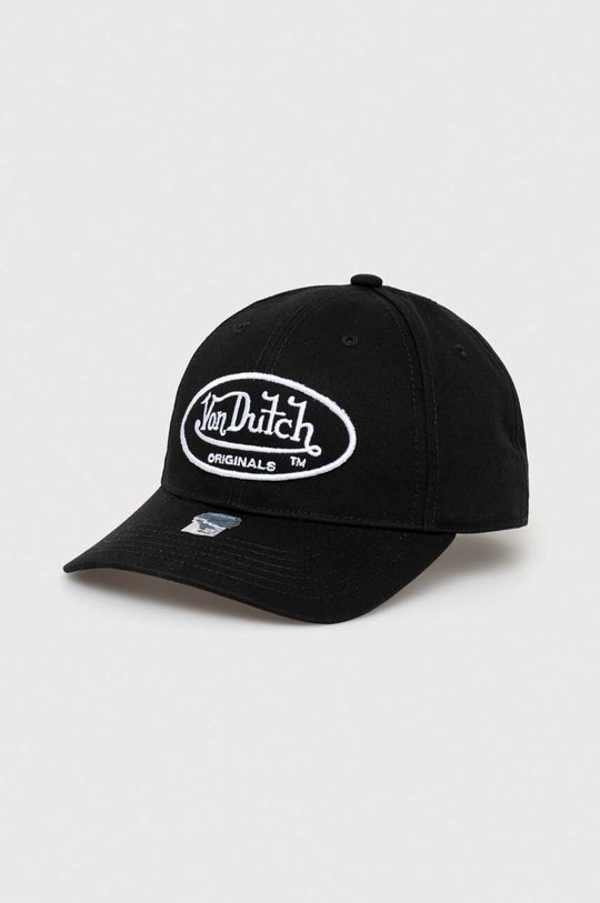 

Хлопковая бейсболка Von Dutch, черный