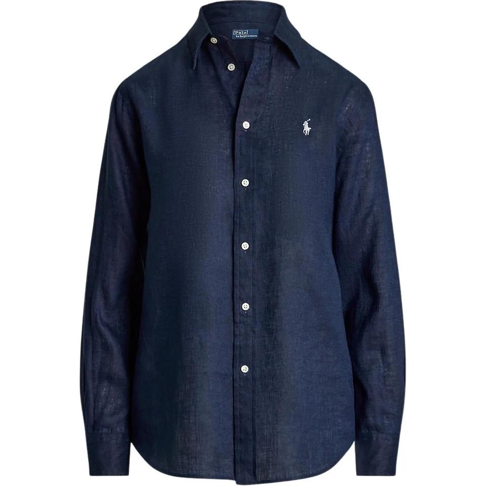 Polo Ralph Lauren Рубашка Logo Embroidered Curved Hem Polo Shirt — фото 3