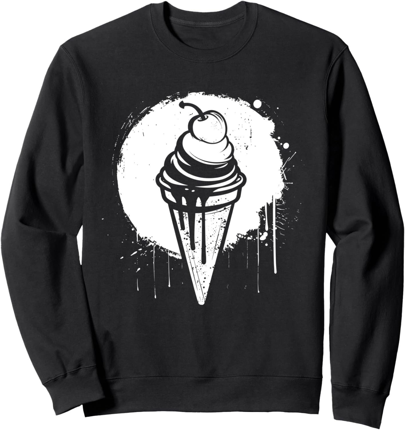 

Мороженое, цветной шарик, замороженный йогурт, толстовка Funny Sunday T-Shirts And Giveaways, черный