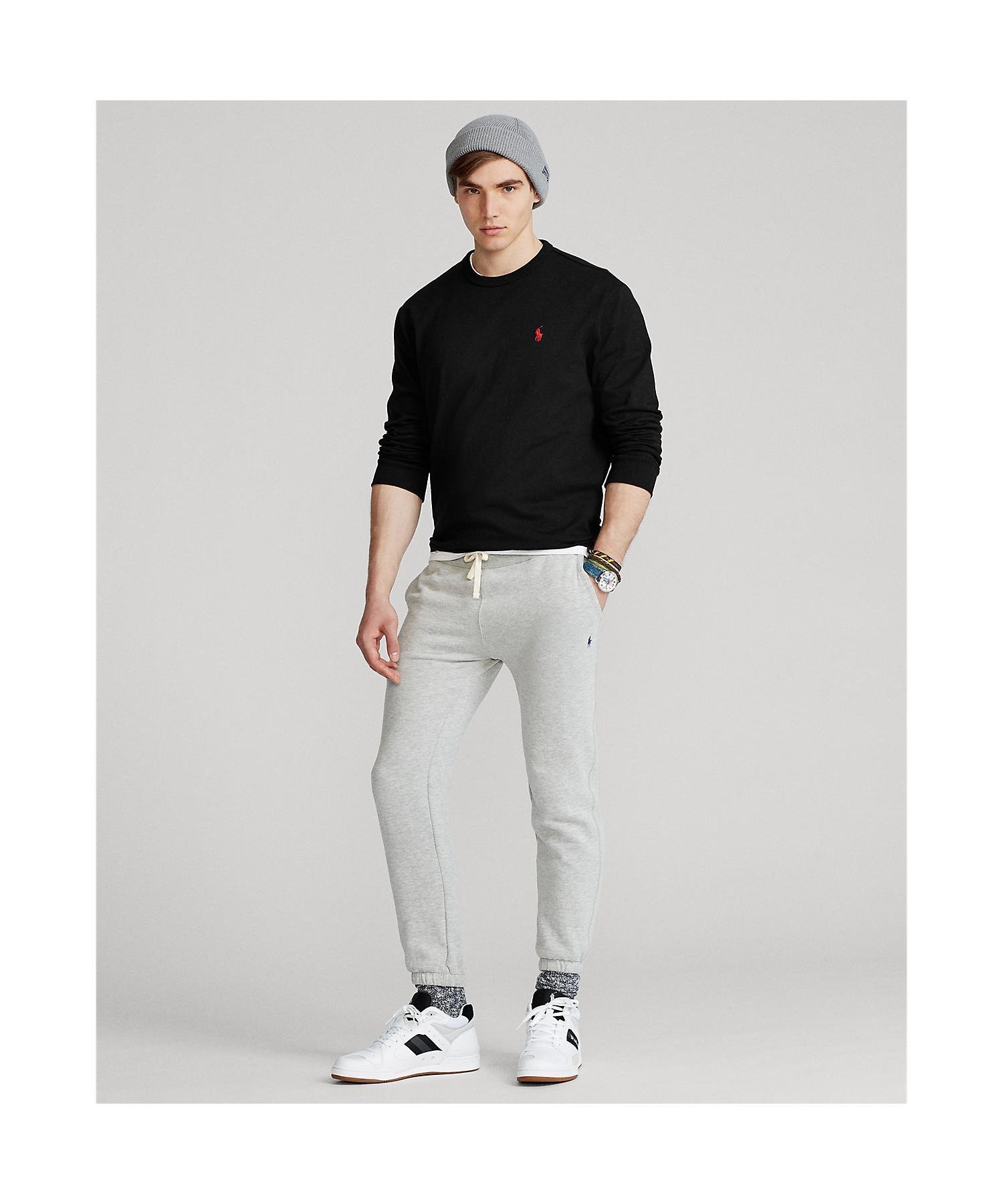 Классическая трикотажная футболка с длинными рукавами Polo Ralph Lauren, 001 Black — фото 3