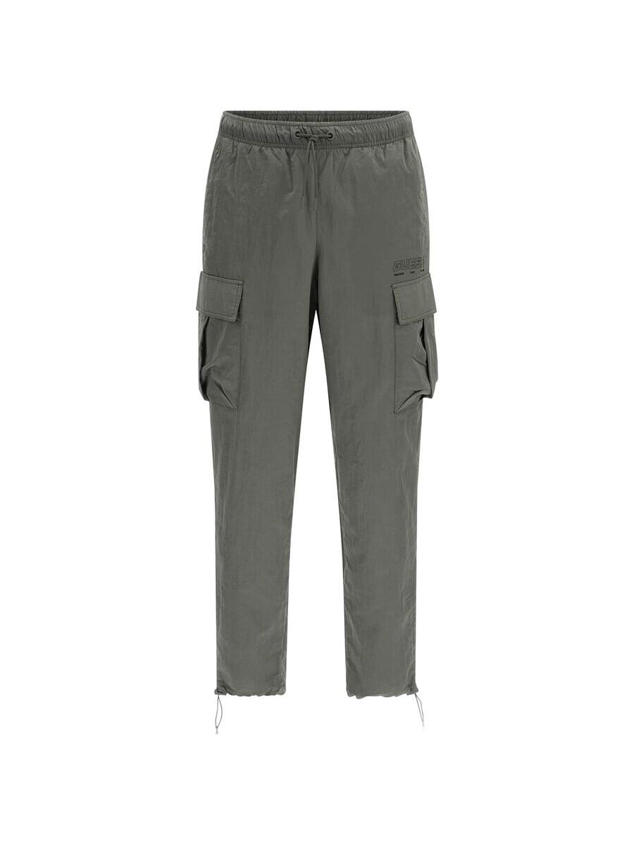 

Брюки-карго GUESS Regular Cargo Pants Crinkle, зеленый
