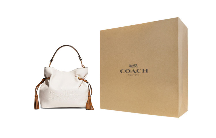 

COACH Сумка через плечо Andy Cow из натуральной кожи, средний размер, женская, белая