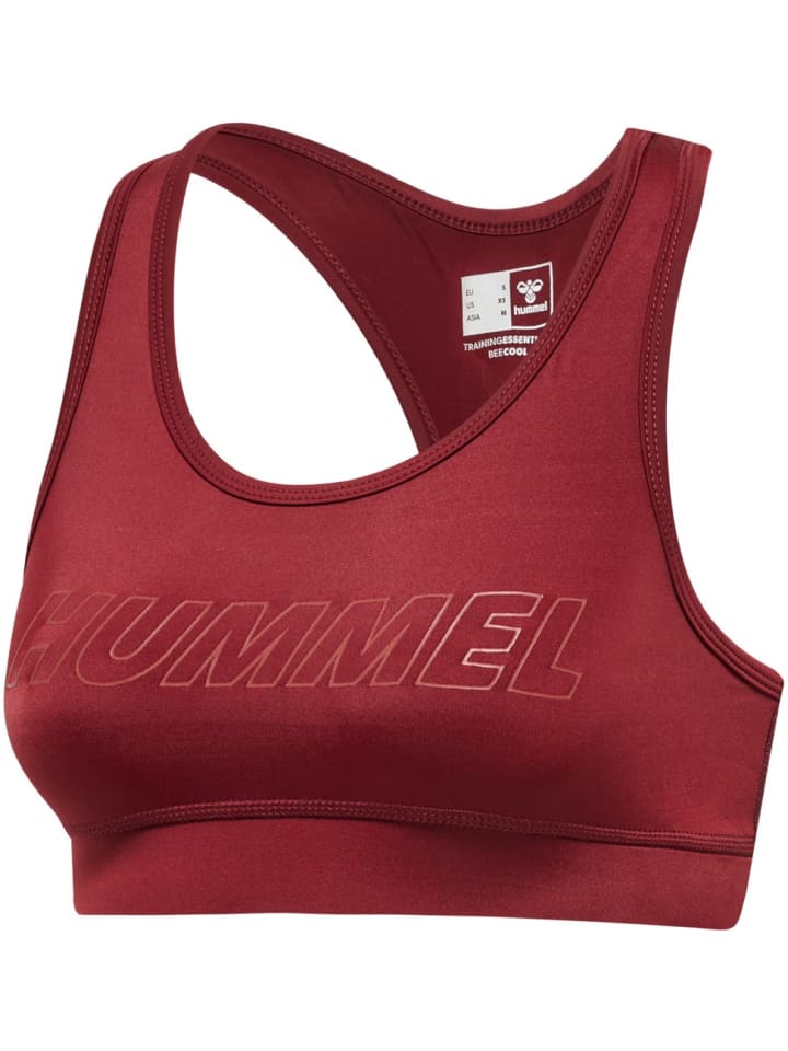 

Спортивный бюстгальтер фиолетового цвета Hummel