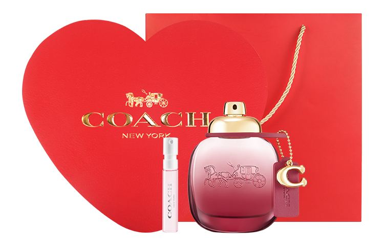 COACH Набор женских духов In The Name Of The Rose Eau De Toilette цветочно-фруктовый 30 мл/50 мл+2 мл — фото 4