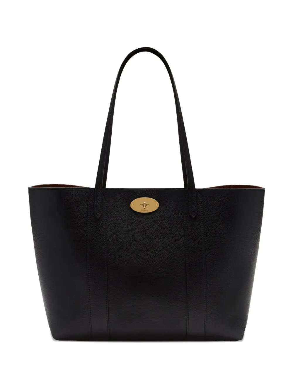 

Кожаная сумка-тоут Bayswater Mulberry, черный