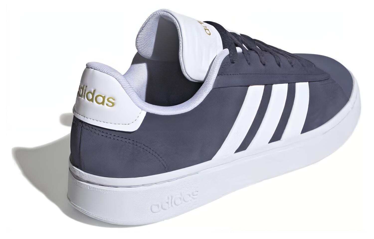 Кроссовки adidas GRAND COURT ALPHA Skateboarding Shoes Men Low-top Black/White, черный/белый — фото 3