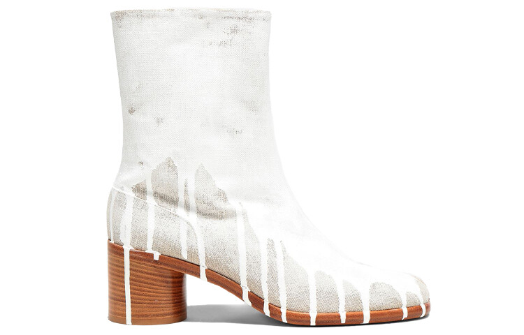 Ботинки Tabi Ankle Boots Men White Maison Margiela — фото 2