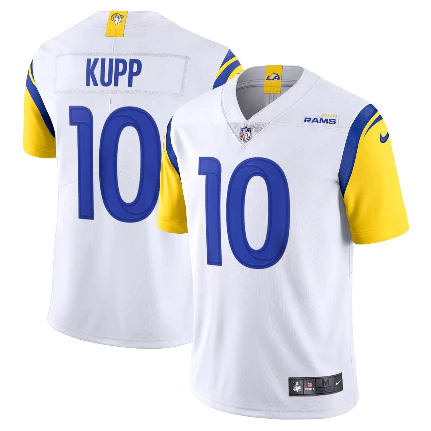 

Мужское белое джерси Cooper Kupp Los Angeles Rams Alternate Vapor Limited Nike, Белый, Мужское белое джерси Cooper Kupp Los Angeles Rams Alternate Vapor Limited Nike