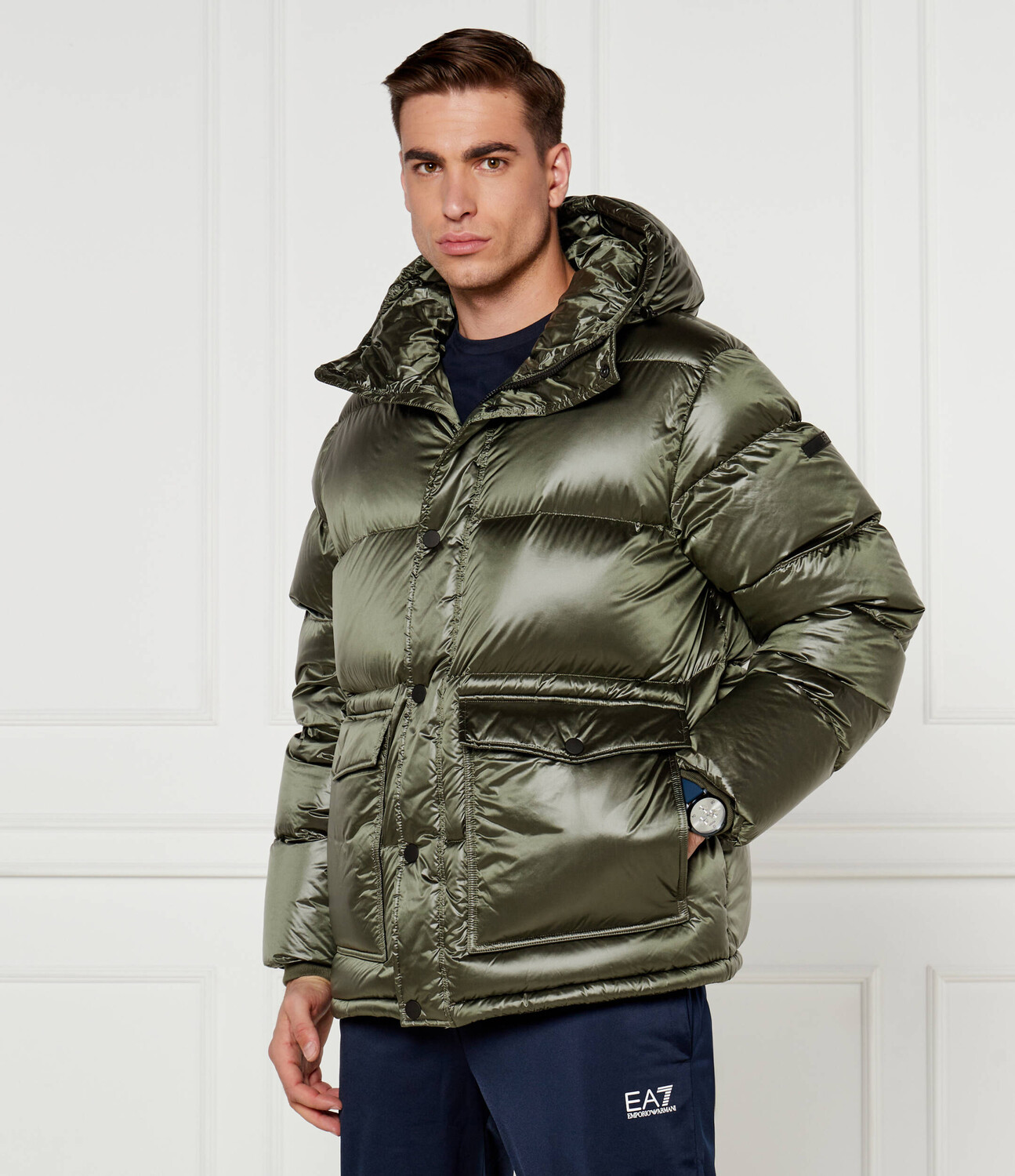 

Куртка EA7 Regular Fit, зеленый