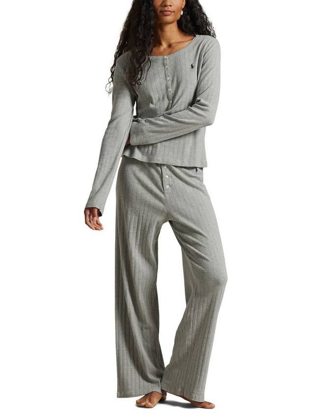 

Пижамный комплект из чистого хлопка Polo с широкими штанинами Ralph Lauren