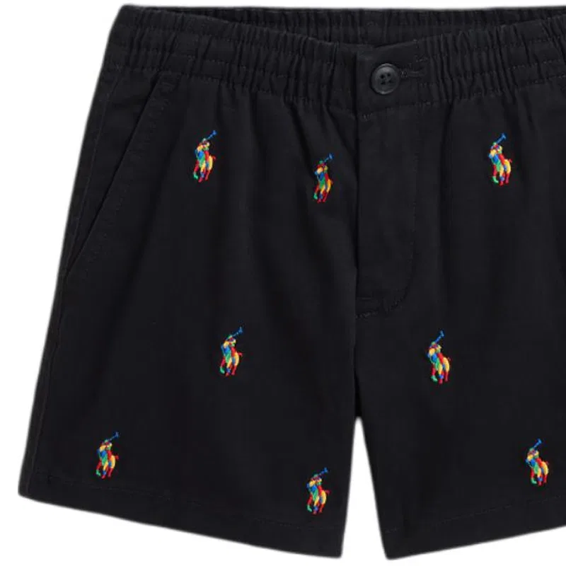 Шорты детские Polo Ralph Lauren черные — фото 4