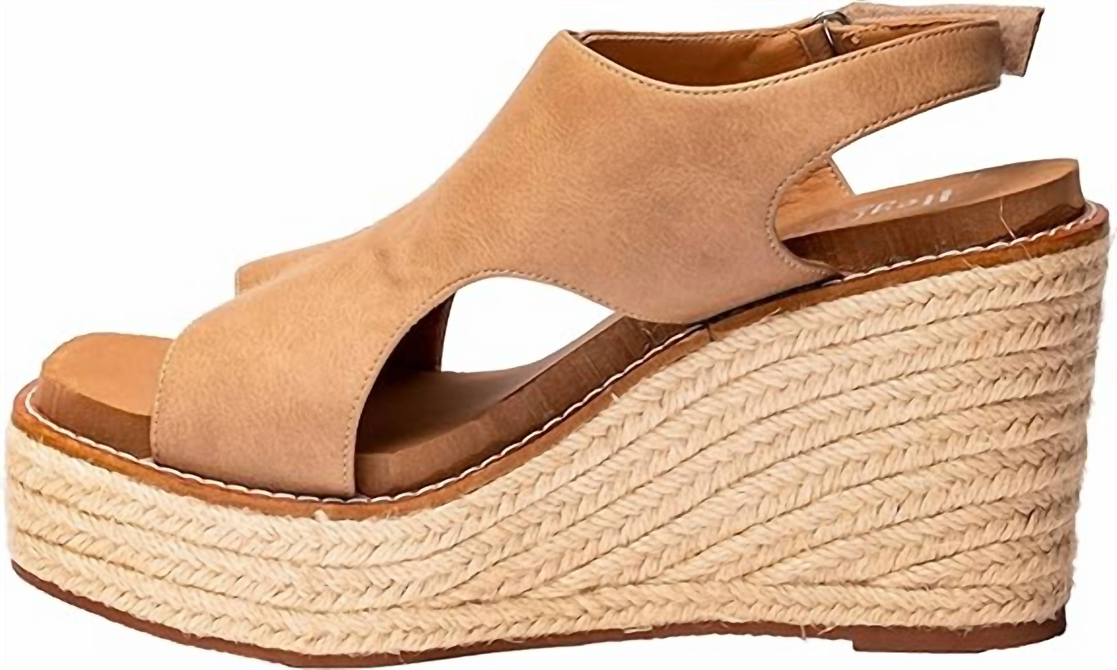 Женские босоножки Freddie Wedge в цвете Taupe Corkys Footwear — фото 3